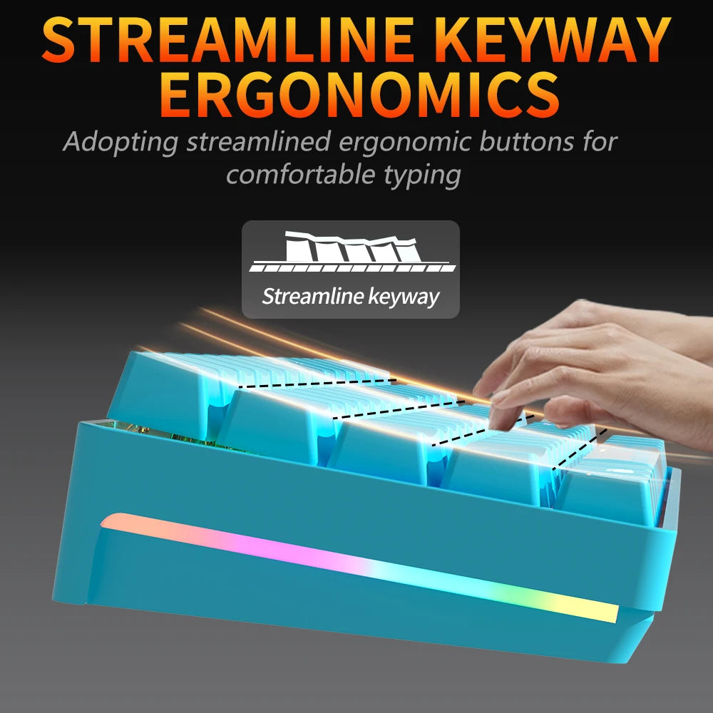 Hackathoner x MUCAI MK61 Mechanical Keyboard - The Empire Builder